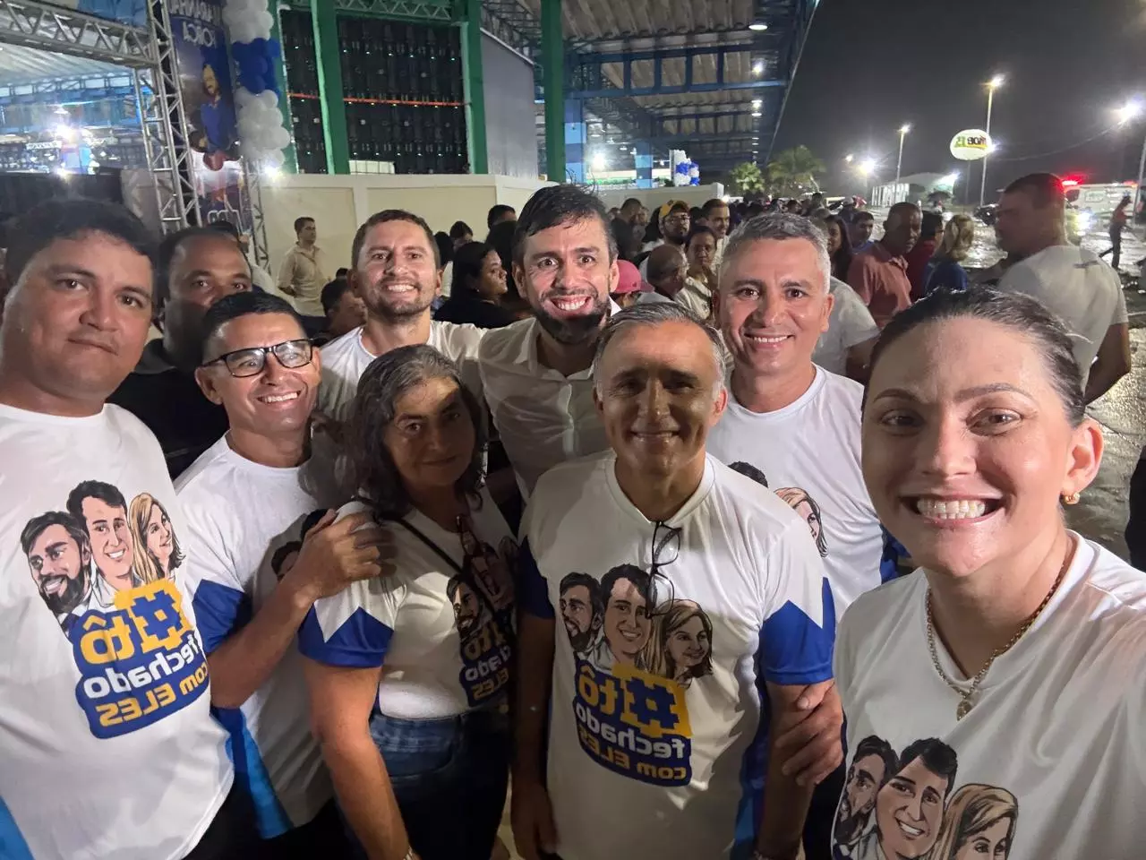 Prefeita de São Roberto lidera comitiva para prestigiar o lançamento da pré-candidatura de Orleans Brandão